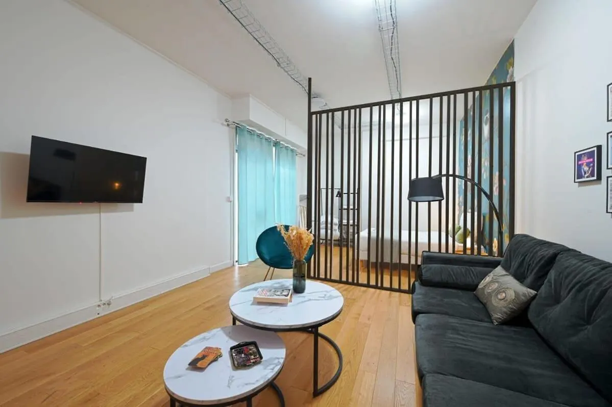 Fresh Large Studio For 4 Apartment Paris France