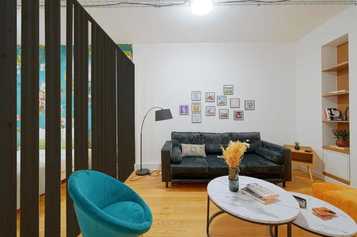 Fresh Large Studio For 4 Apartment Paris France